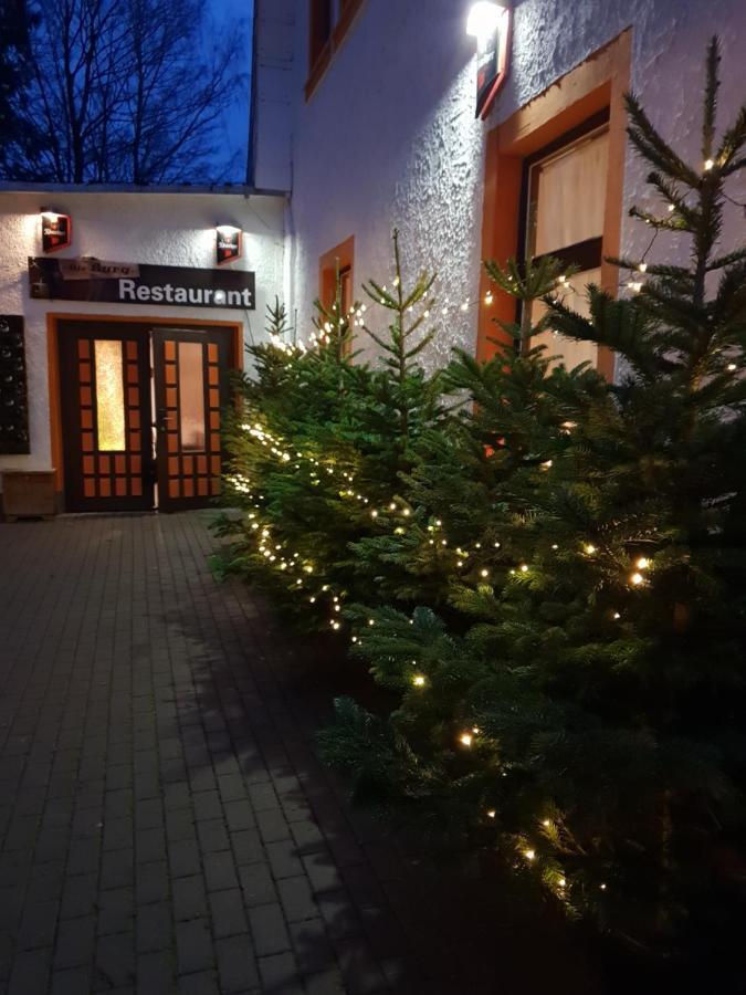 Pension Und Restaurant Die Burg Ehrenfriedersdorf Exteriér fotografie